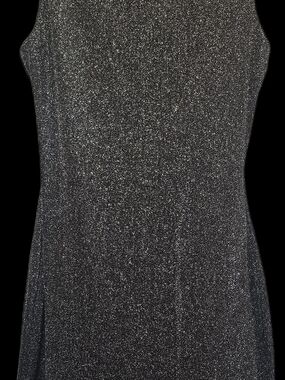 Naked Wardrobe Nwot Sz S Black And Silver Sparkle Black Mini Dress